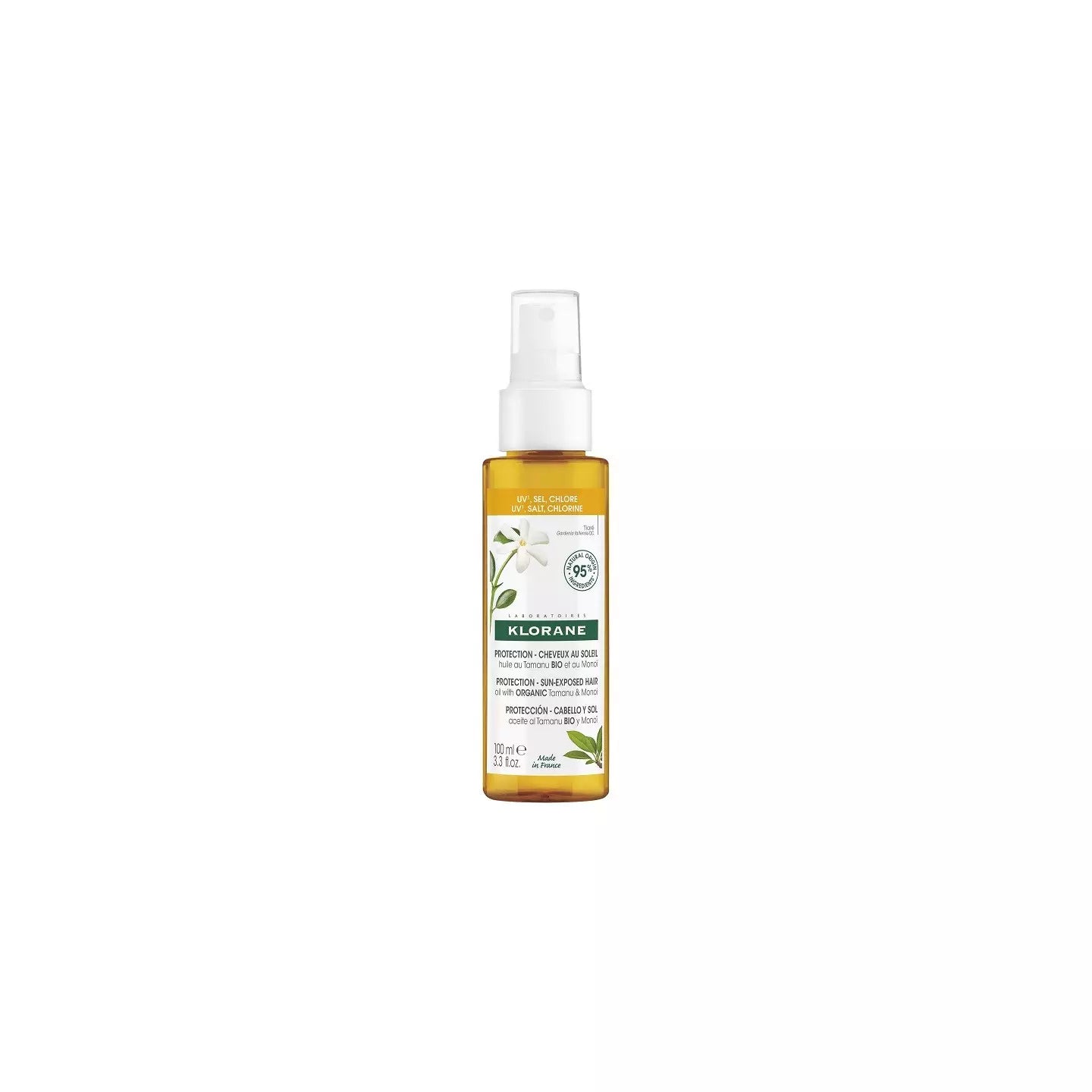 KLORANE POLYSIANES MONOÏ E TAMANU BIO olio per capelli 100 ml