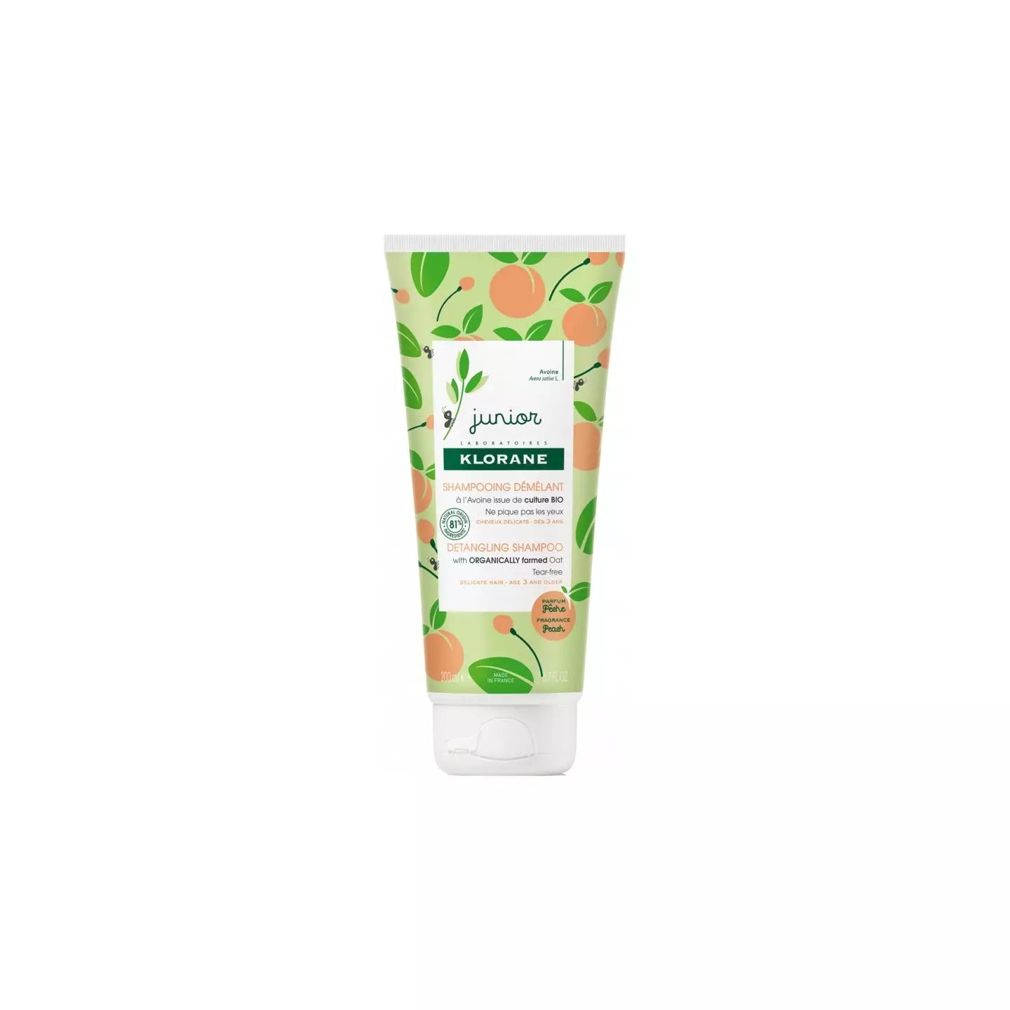 KLORANE JUNIOR shampoo districante pesca 200 ml