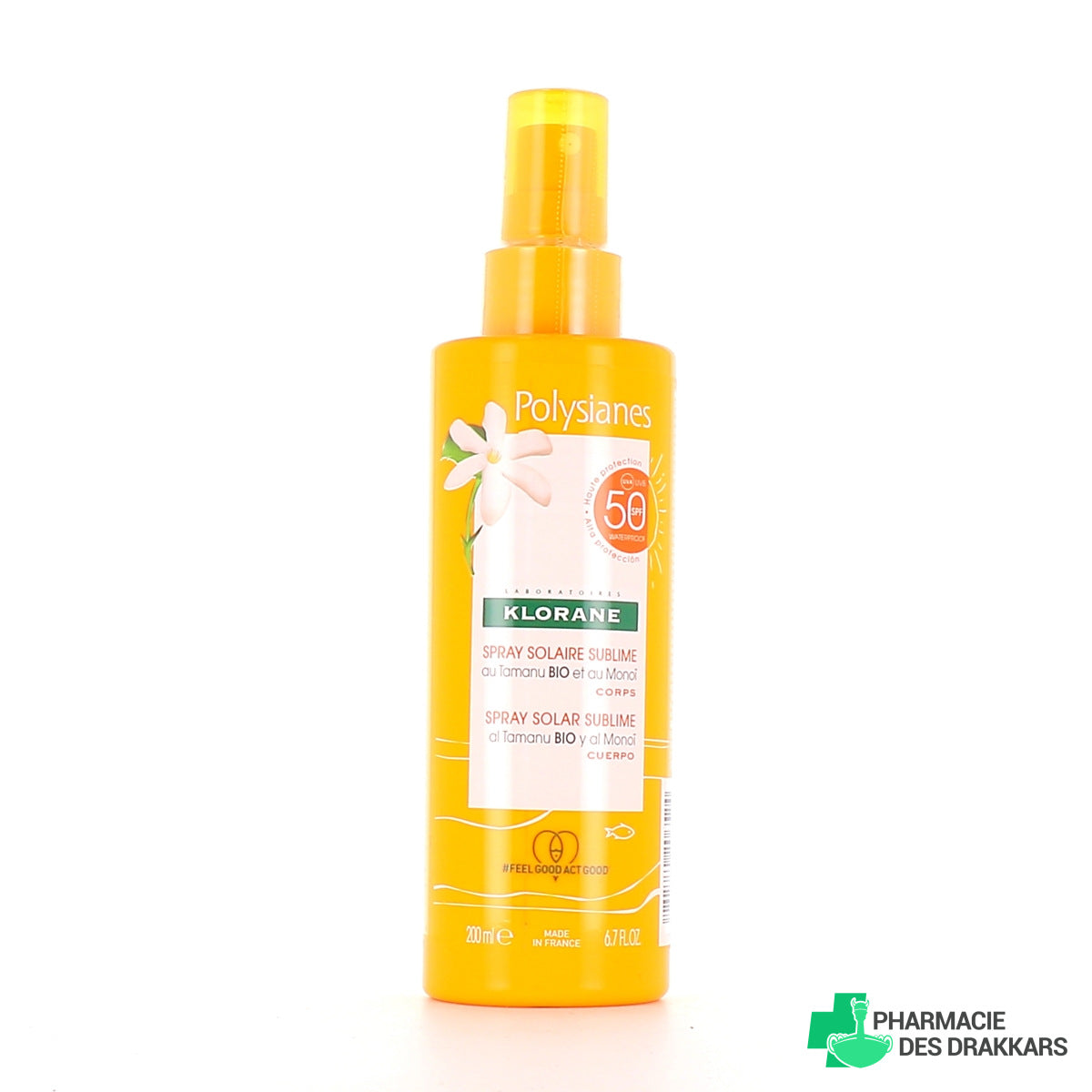 KLORANE POLYSIANES MONOÏ E TAMANU BIO spray solare corpo SPF50 200 ml