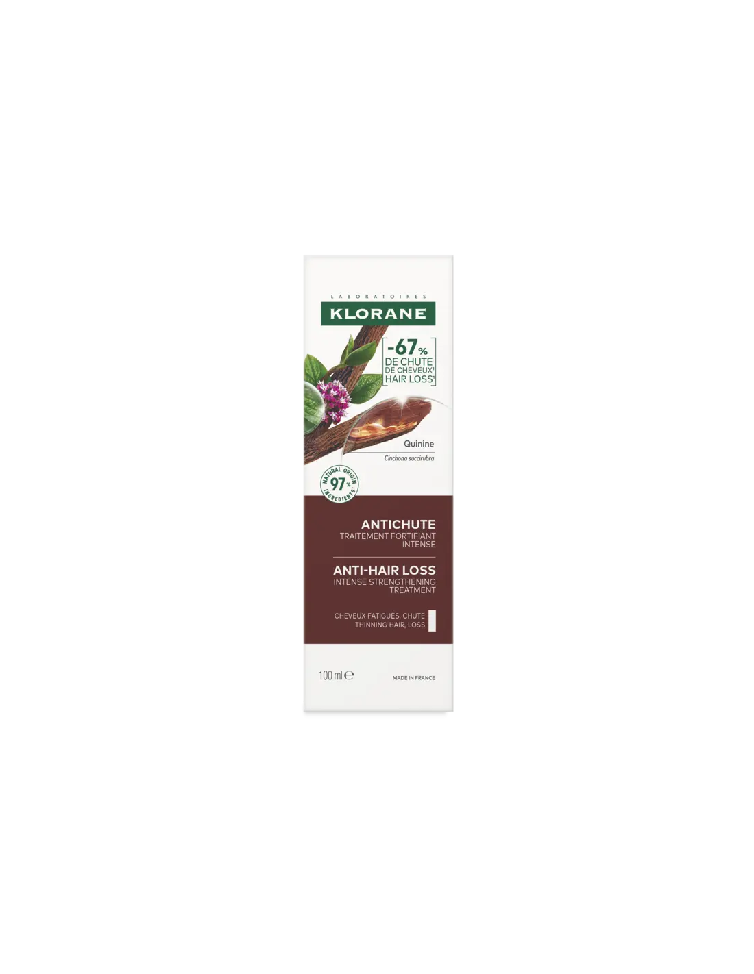 KLORANE CON CHININA E STELLA ALPINA BIO SIERO COFANETTO 2 pz