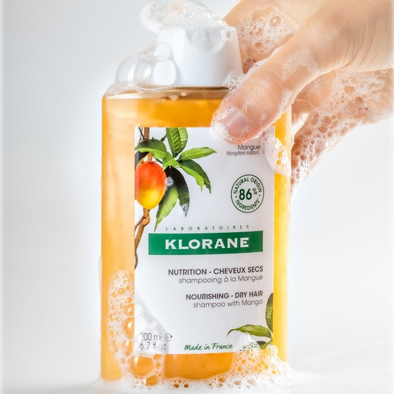 KLORANE AL MANGO nourishing shampoo for dry hair 400 ml