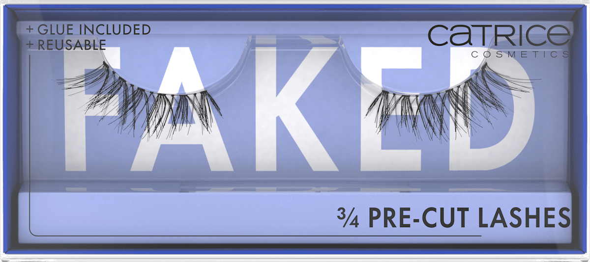 CATRICE FAKED 3/4 ciglia artificiali pre-tagliate 1 pz