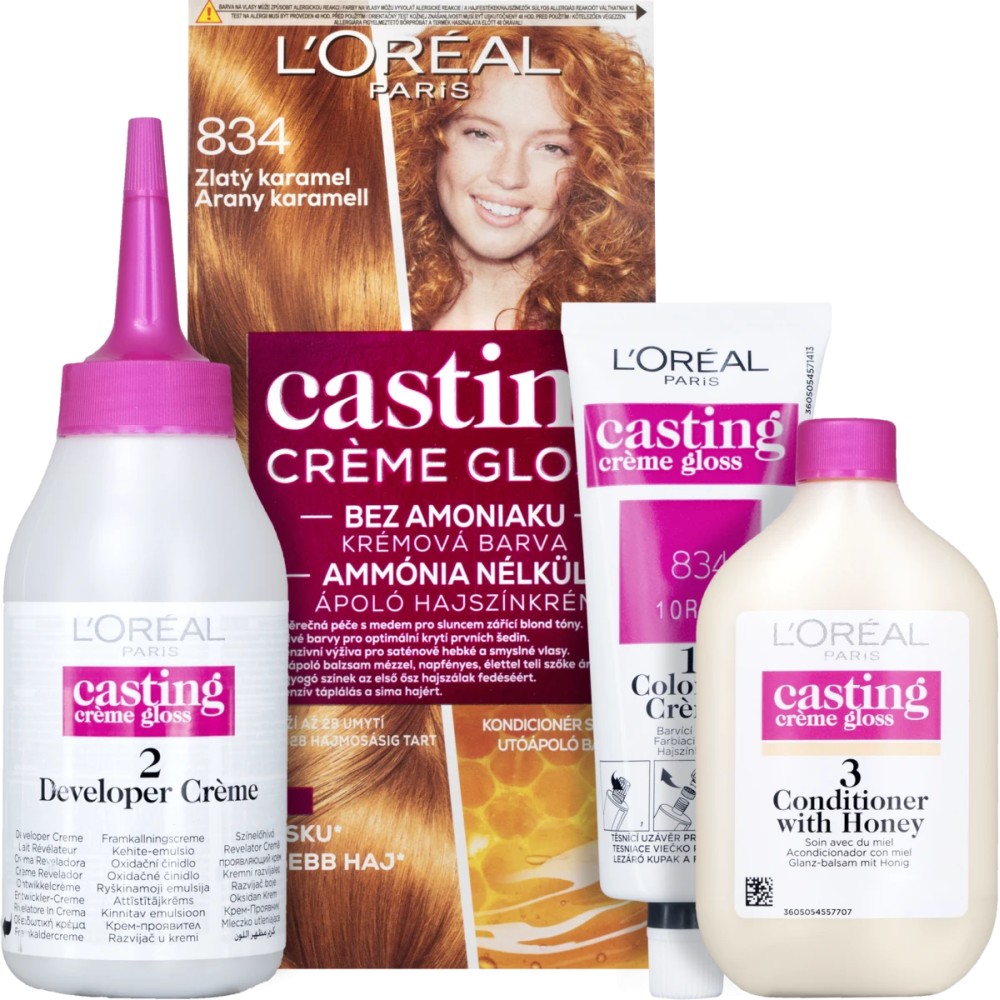 L'ORÉAL PARIS CASTING CREME GLOSS #834-amber blonde