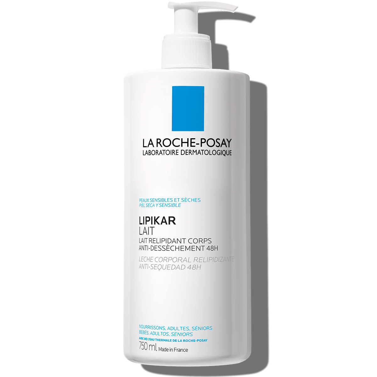 LA ROCHE POSAY LIPIKAR LAIT idratante corpo relipidante e lenitivo 48h per pelle secca 750 ml