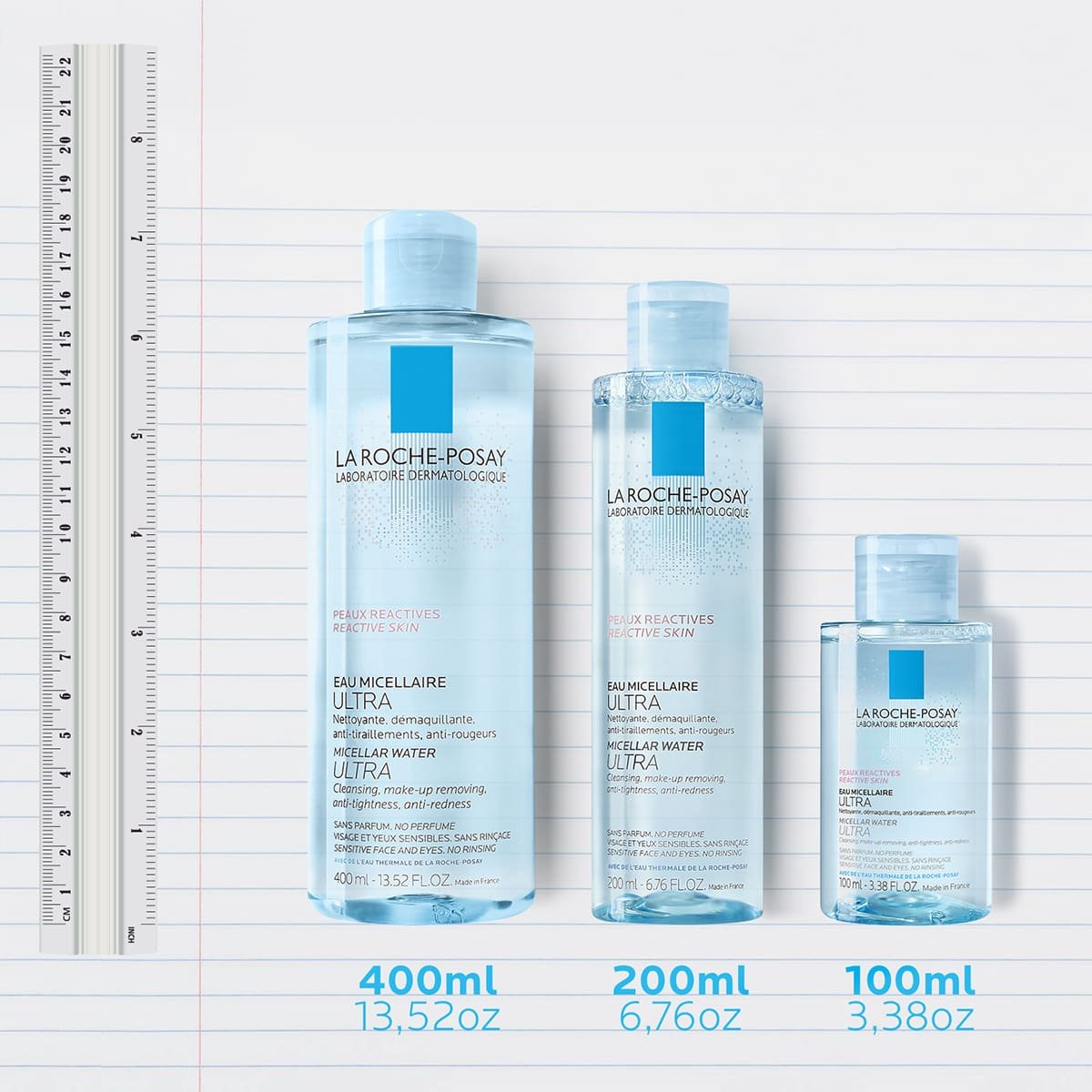 LA ROCHE POSAY TOLERIANE micellar water reactive skin 400 ml