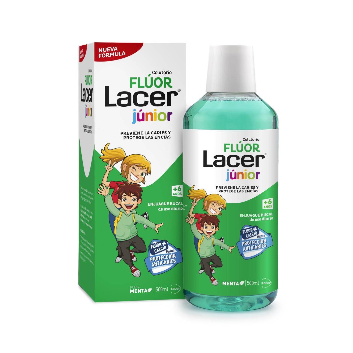 LACER FLUOR Menta collutorio quotidiano 0,05% 500 ml