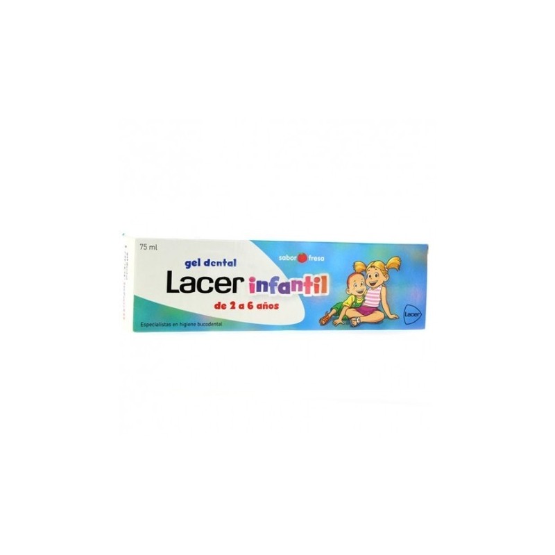 LACER INFANTIL gel dental fresa 75 ml