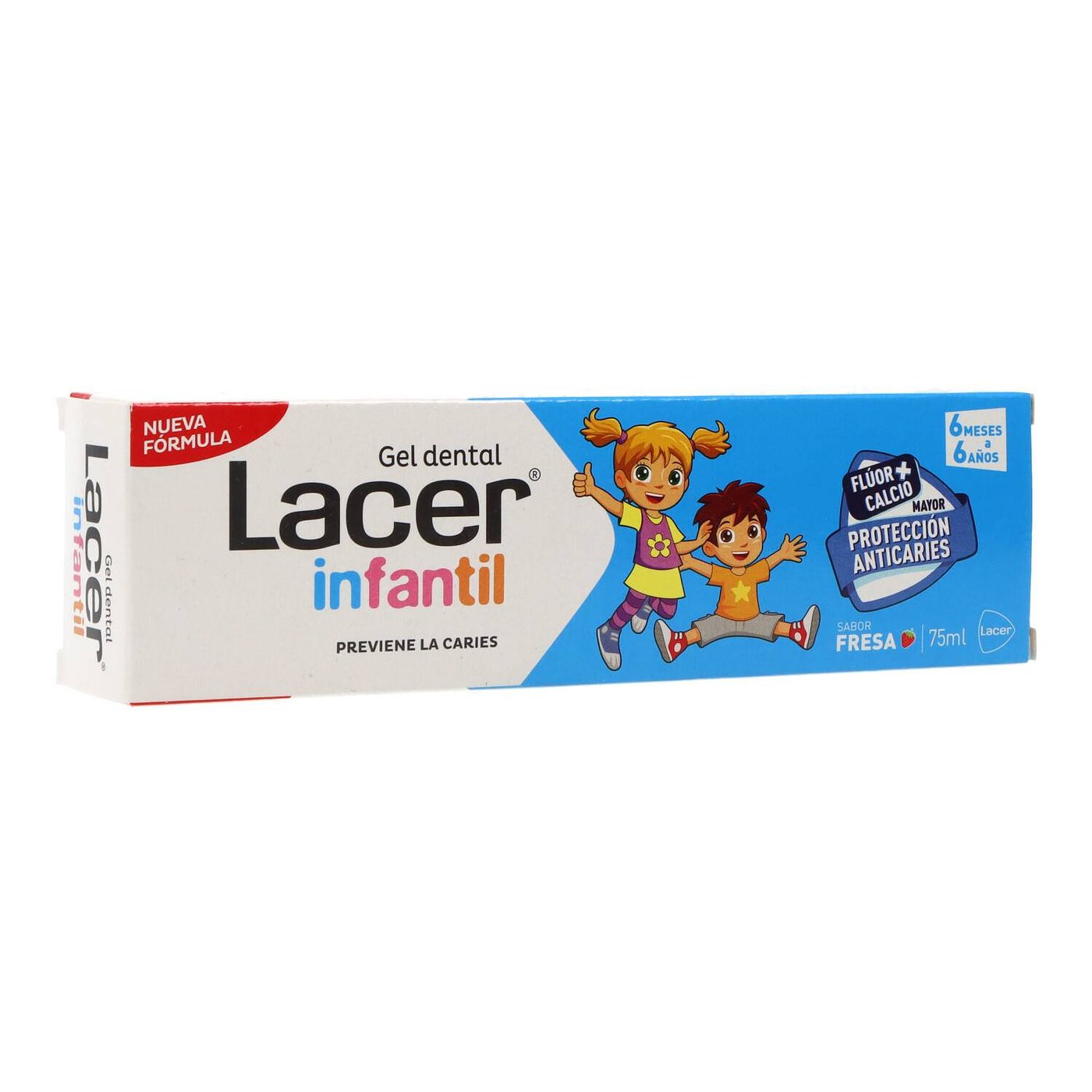 LACER INFANTIL gel dentifricio fragola 75 ml