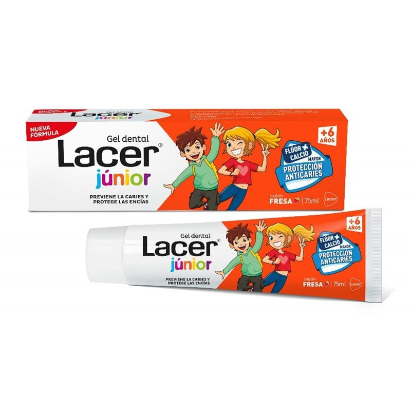 LACER JUNIOR gel dental fresa 75 ml