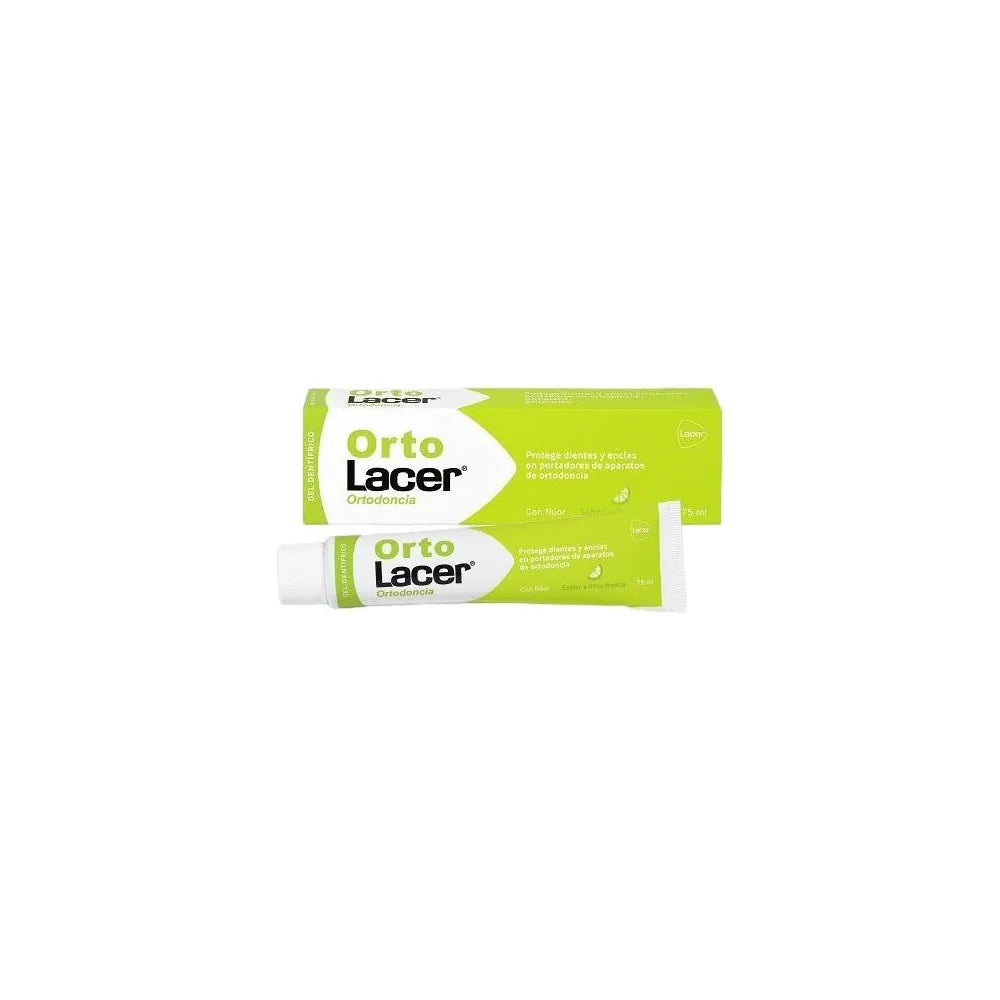 ORTOLACER gel dentífrico lima 75 ml