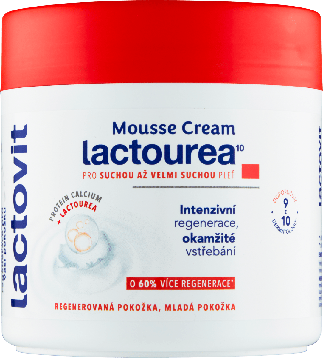 LACTOVIT LACTO-URÉE MOUSSE CRÈME visage et corps 400 ml