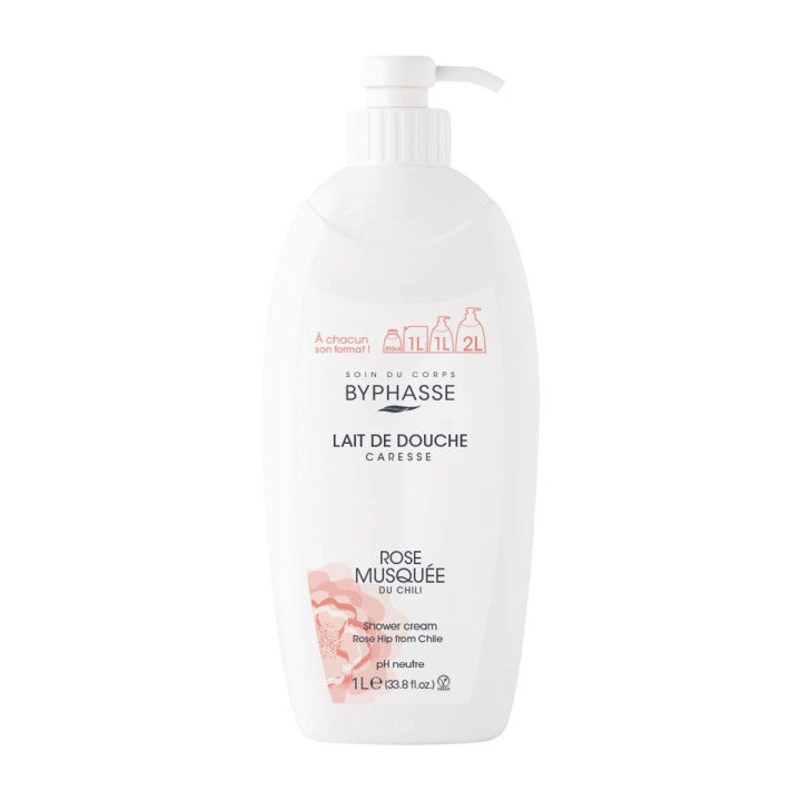 BYPHASSE CARESSE rosehip shower cream 2000 ml