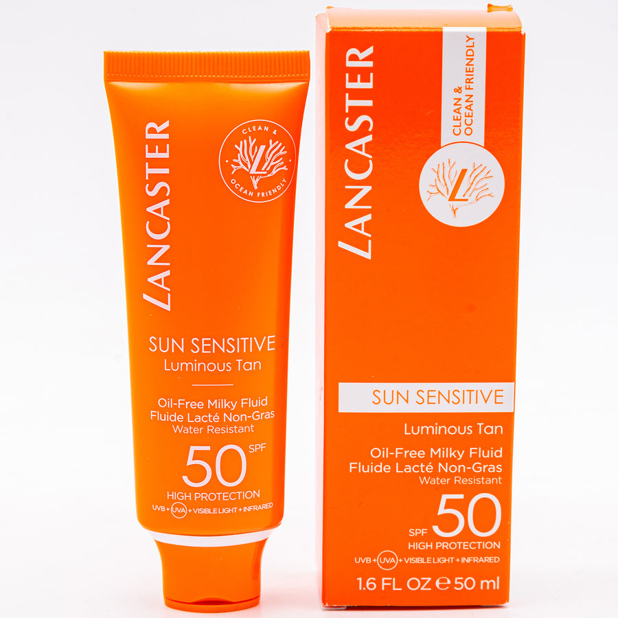 LANCASTER SUN SENSITIVE fluido latteo senza oli SPF50 50 ml
