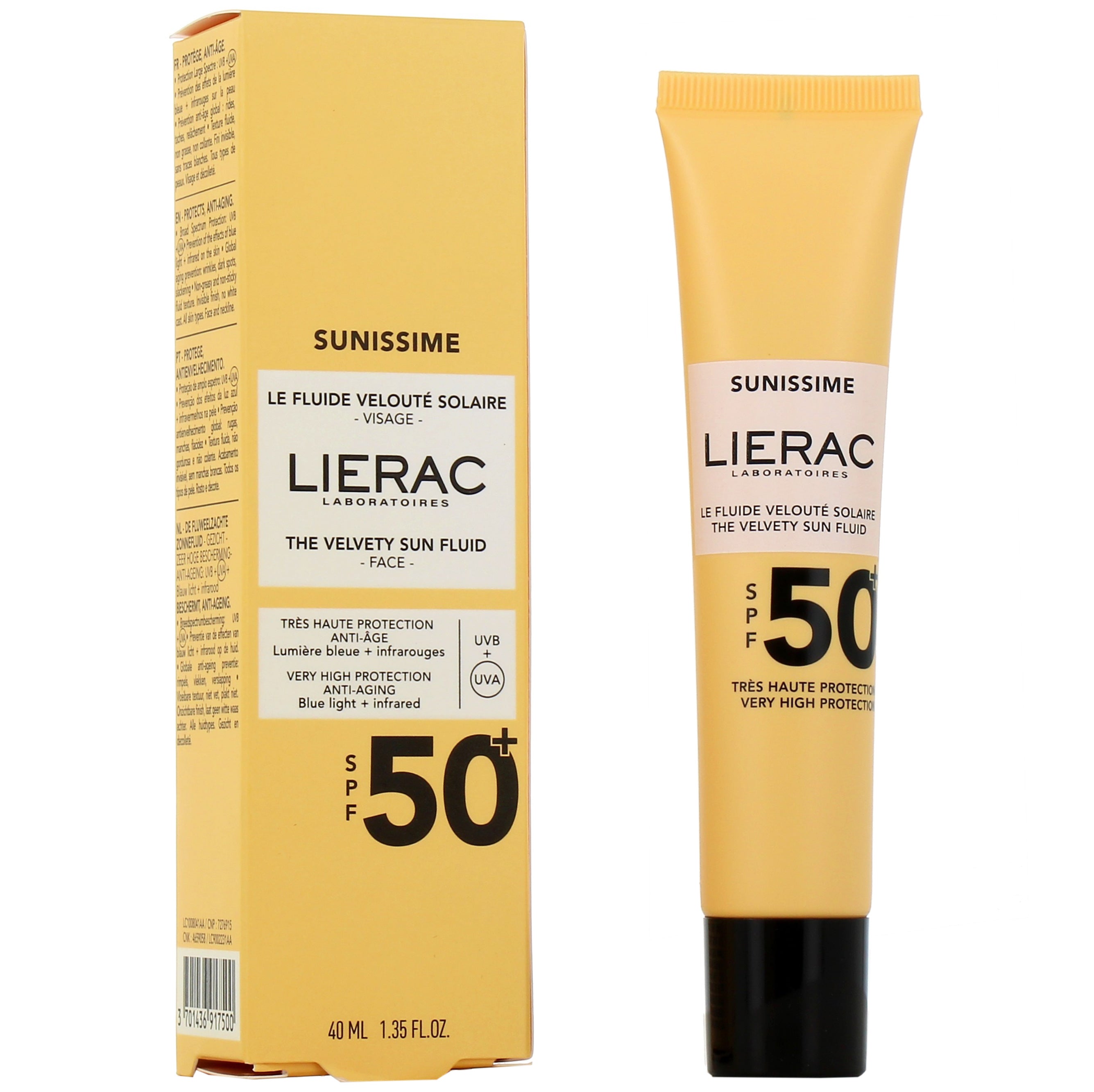 LIERAC SUNISSIME Fluido Solare Vellutato SPF30 40 ml