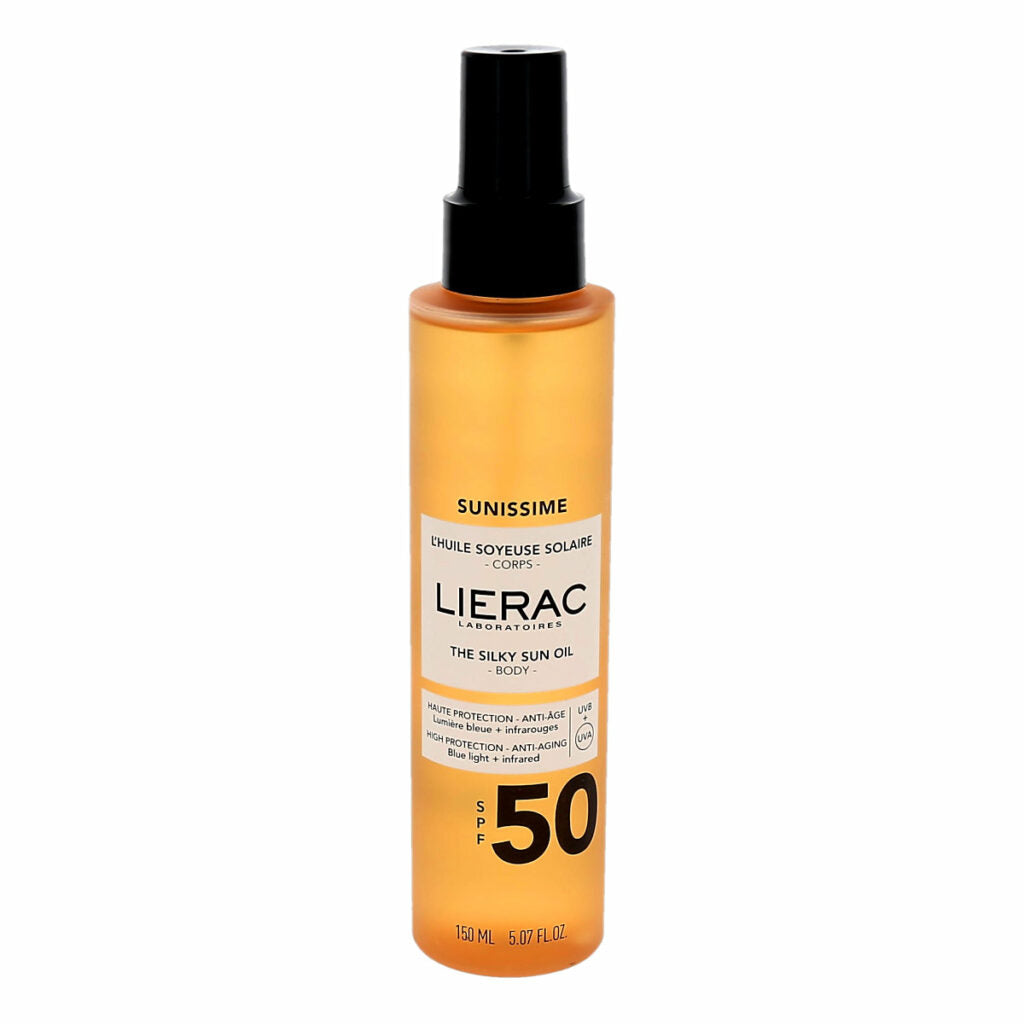LIERAC SUNISSIME silky sun oil SPF50 150 ml