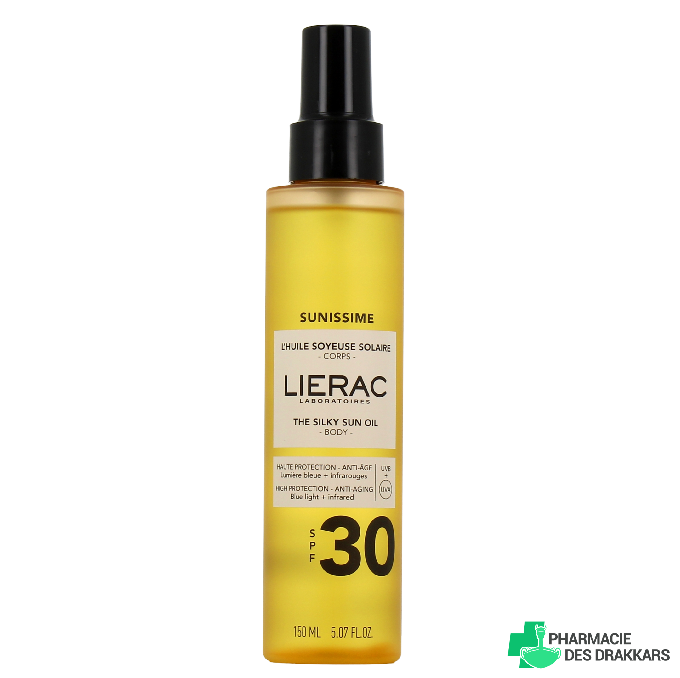 LIERAC SUNISSIME olio setoso protettivo corpo SPF30 150 ml