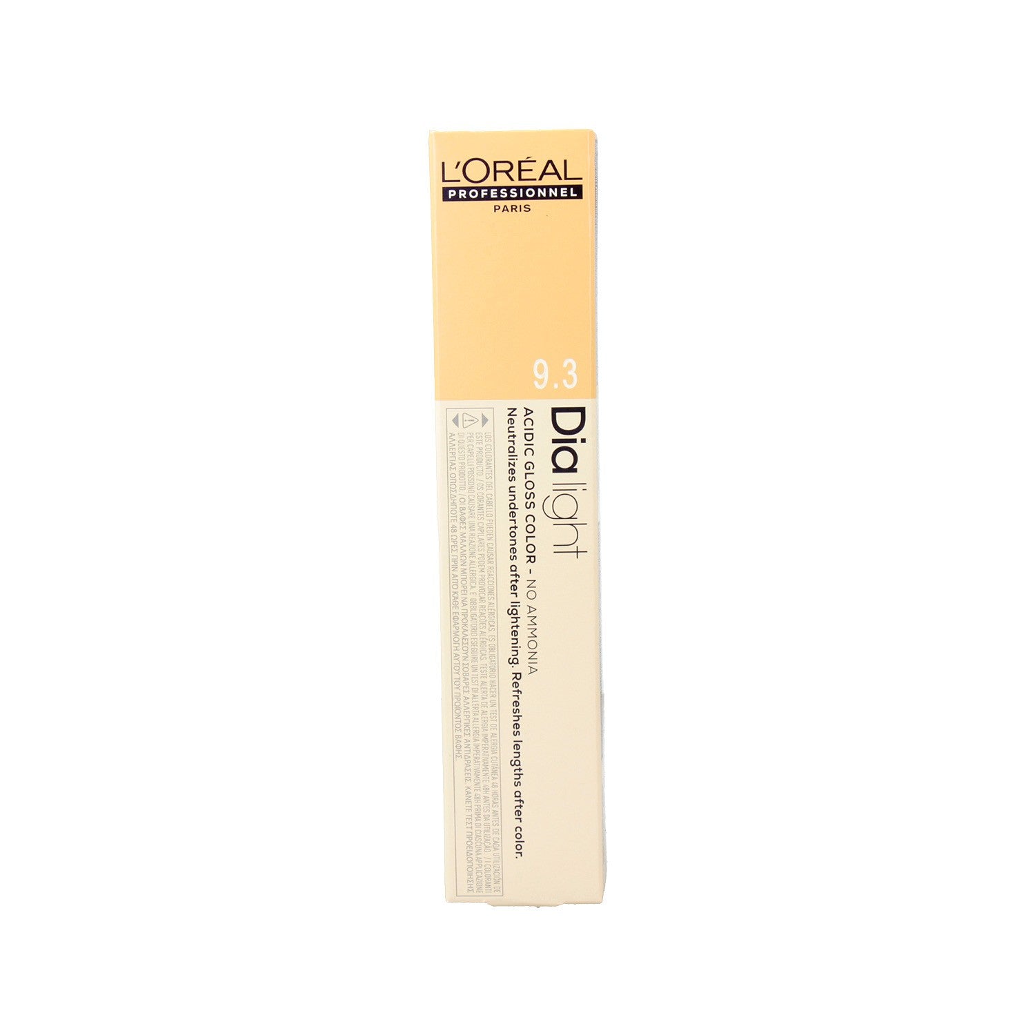 L'ORÉAL PROFESSIONNEL PARIS DIA LIGHT gel-crema acida senza ammoniaca #9,3 50 ml