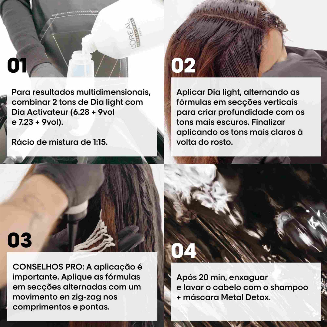 L'ORÉAL PROFESSIONNEL PARIS DIA LIGHT gel-crema acida senza ammoniaca #9.11 60 ml