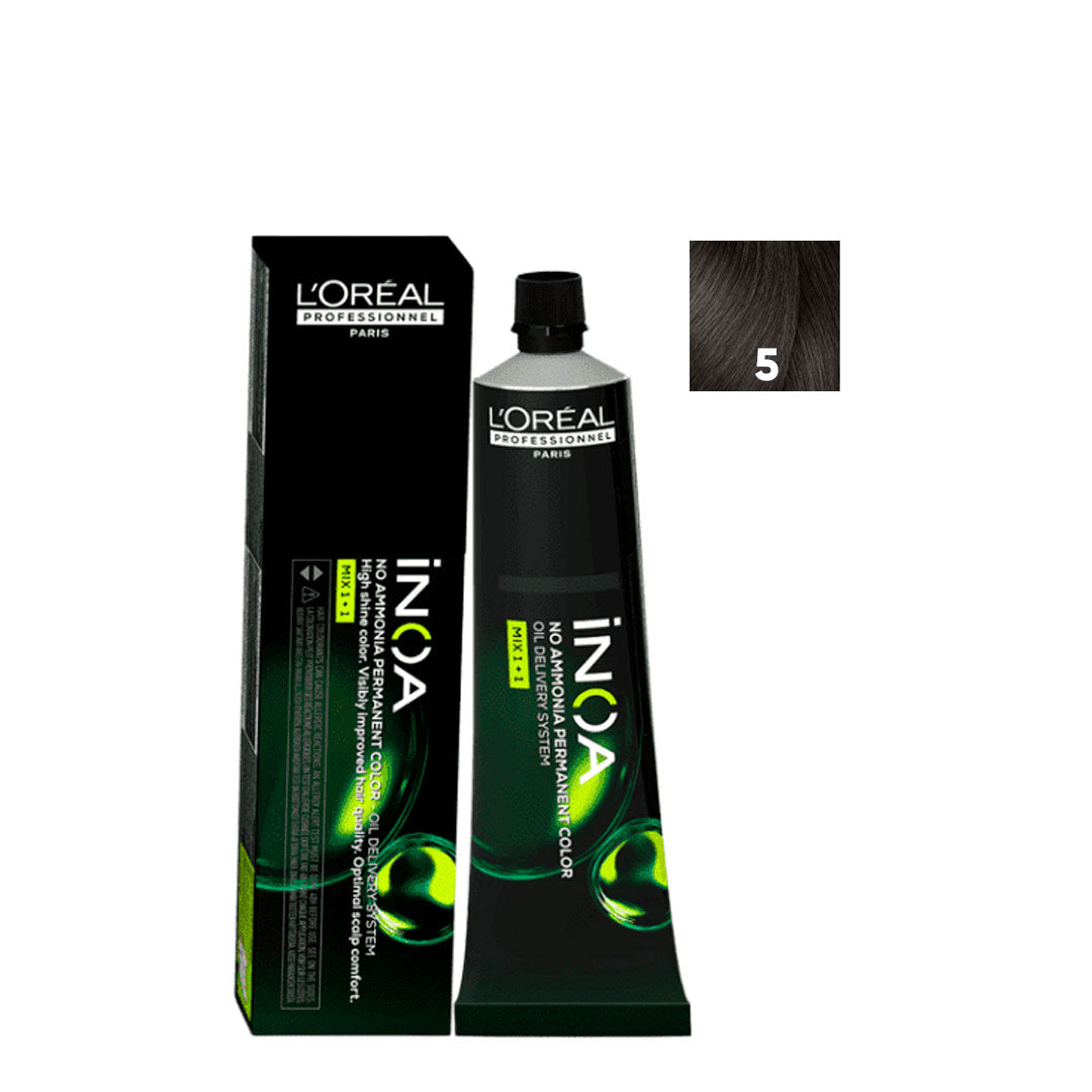 L'ORÉAL PROFESSIONNEL PARIS INOA colorazione permanente senza ammoniaca n. 5 60 gr