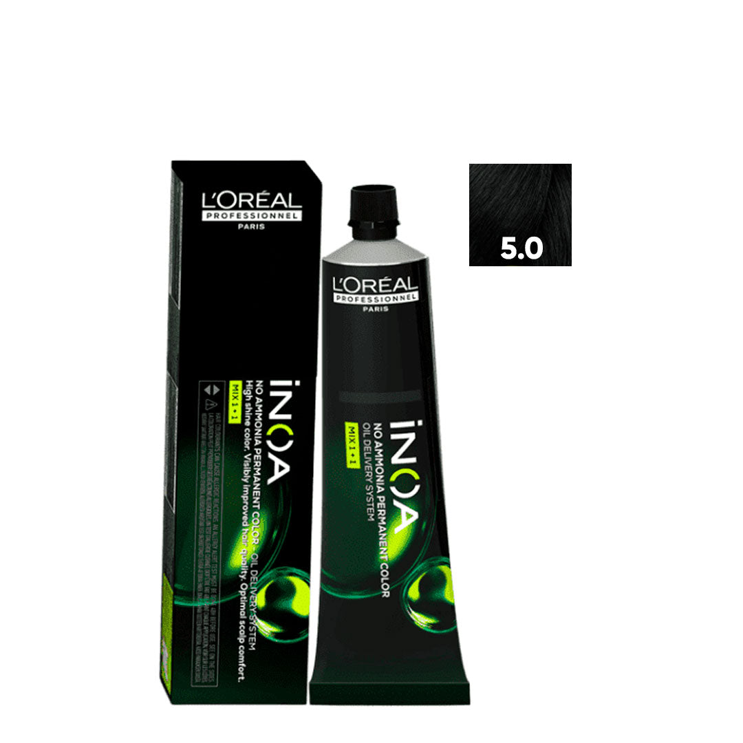 L'ORÉAL PROFESSIONNEL PARIS INOA colorazione permanente senza ammoniaca #5.0 60 gr
