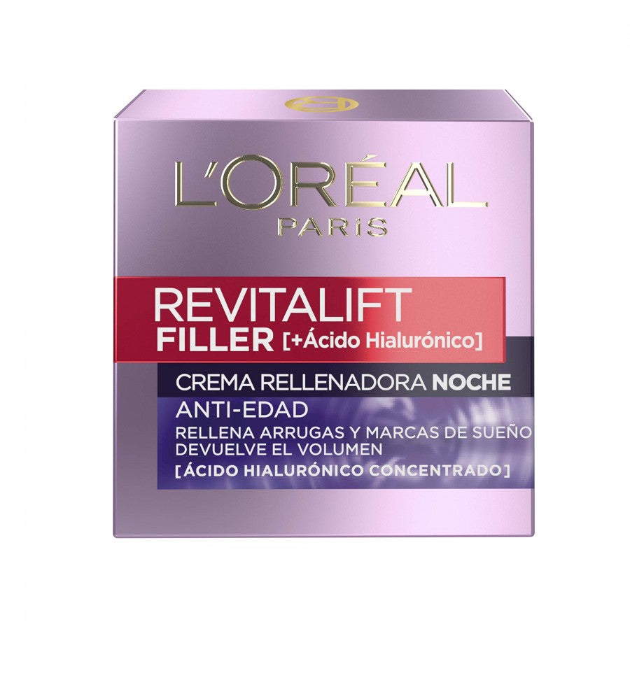 L'ORÉAL PARIS REVITALIFT FILLER crema notte con acido ialuronico 50 ml