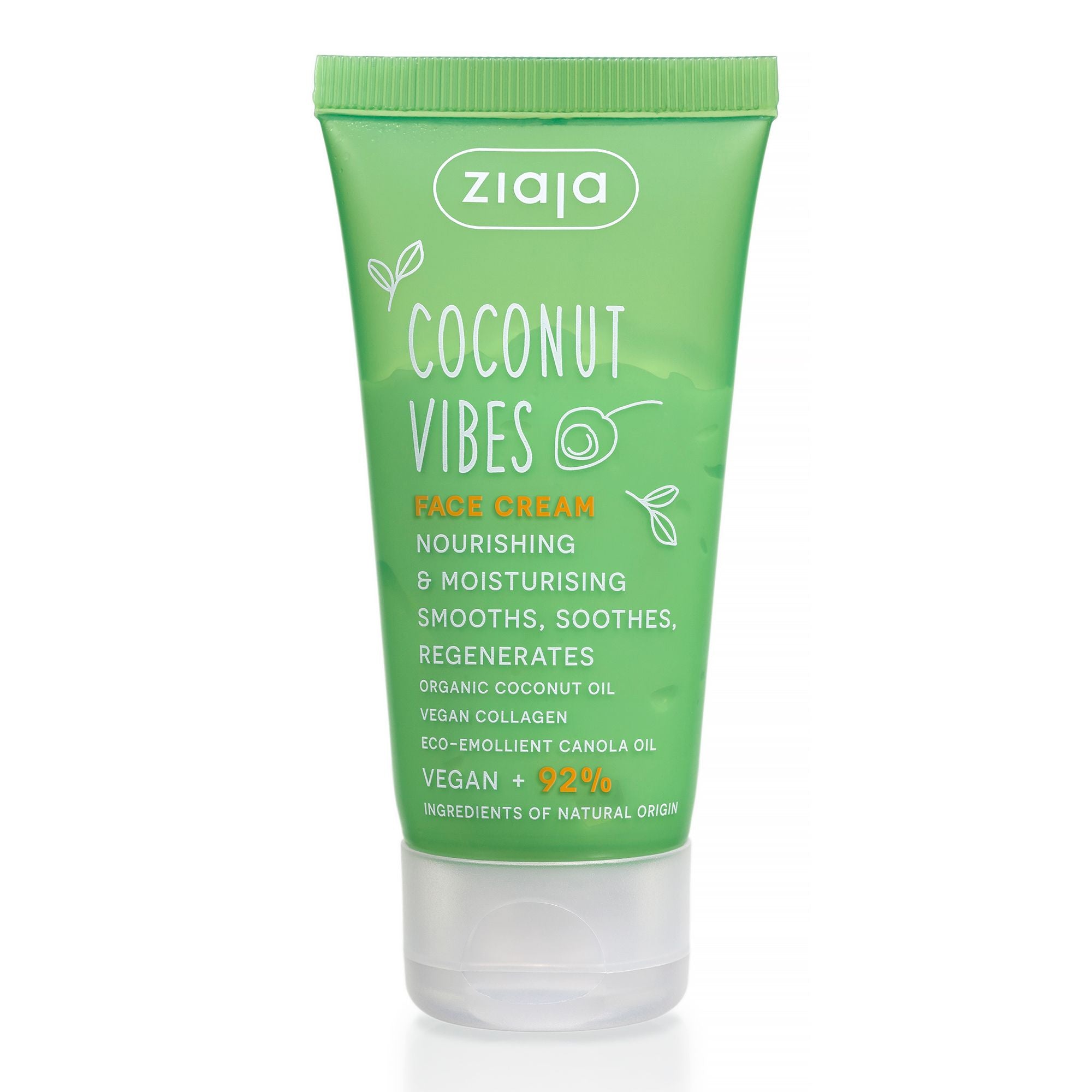 ZIAJA COCONUT & ORANGE VIBES crème nourrissante visage 50 ml