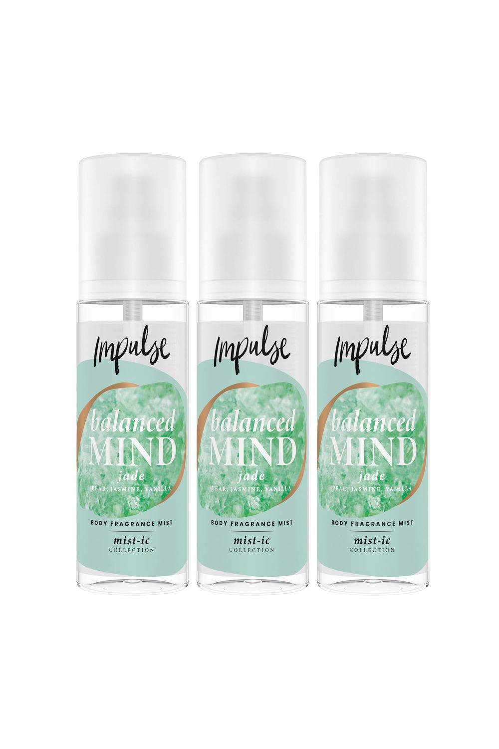 IMPULSE BALANCED MIND JADE body mist profumato 150 ml
