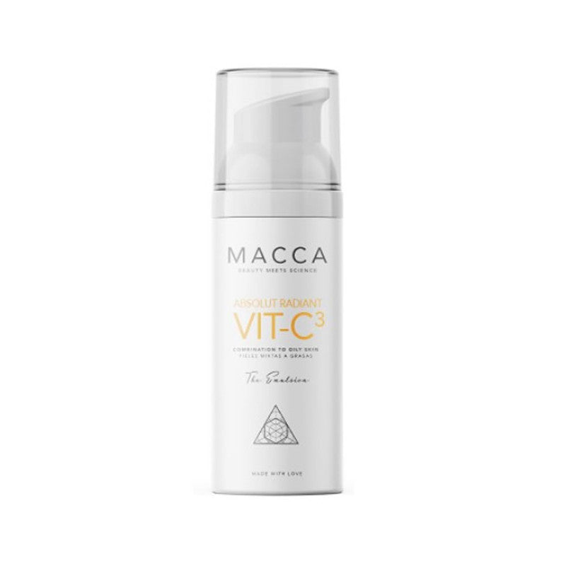 Émulsion MACCA ABSOLUT RADIANT VIT-C3 peaux mixtes à grasses 50 ml
