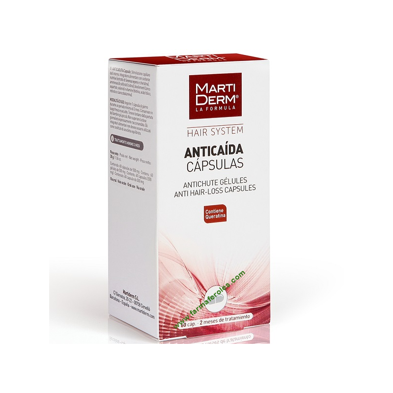 MARTIDERM HAIR SYSTEM capsules anti-chute 60 unités
