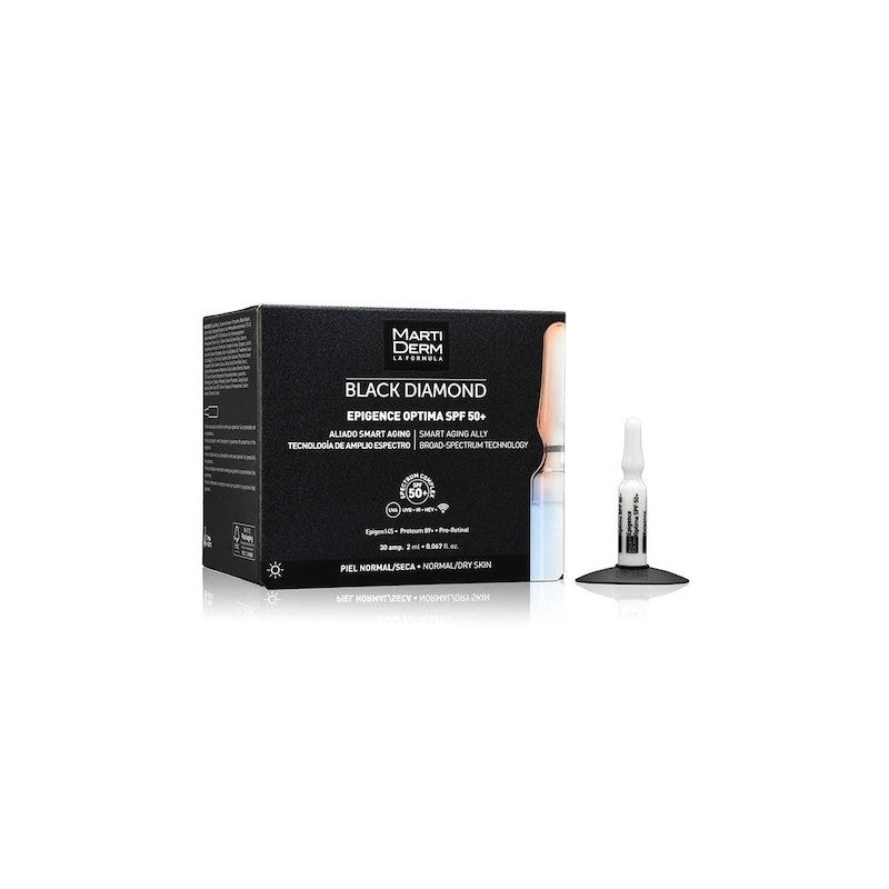 MARTIDERM BLACK DIAMOND EPIGENCE OPTIMA ampoules for normal-dry skin SPF50+ 30 x 2 ml