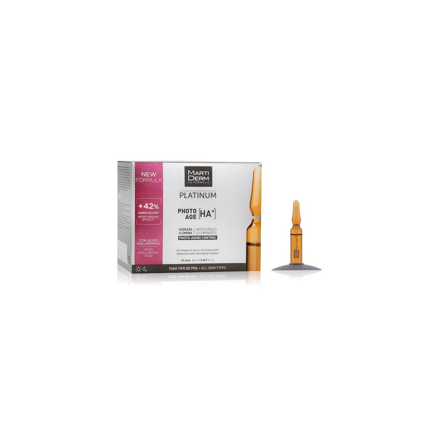 MARTIDERM PLATINUM PHOTO-AGE 30 AMPOULES 2-PIECE CASE