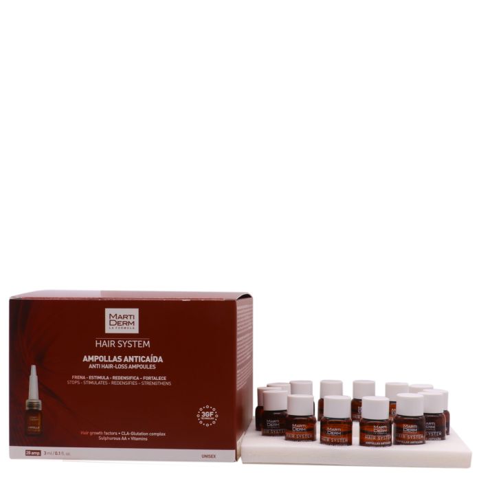 MARTIDERM HAIR SYSTEM anti-hair loss ampoules 28 x 3 ml