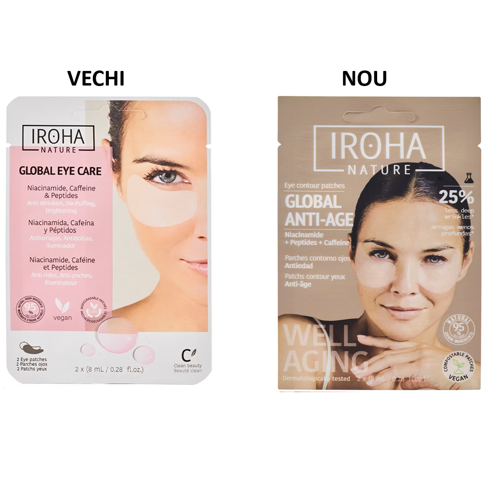 IROHA GLOBAL EYE CARE niacinamide, caffeina e peptidi 2 u