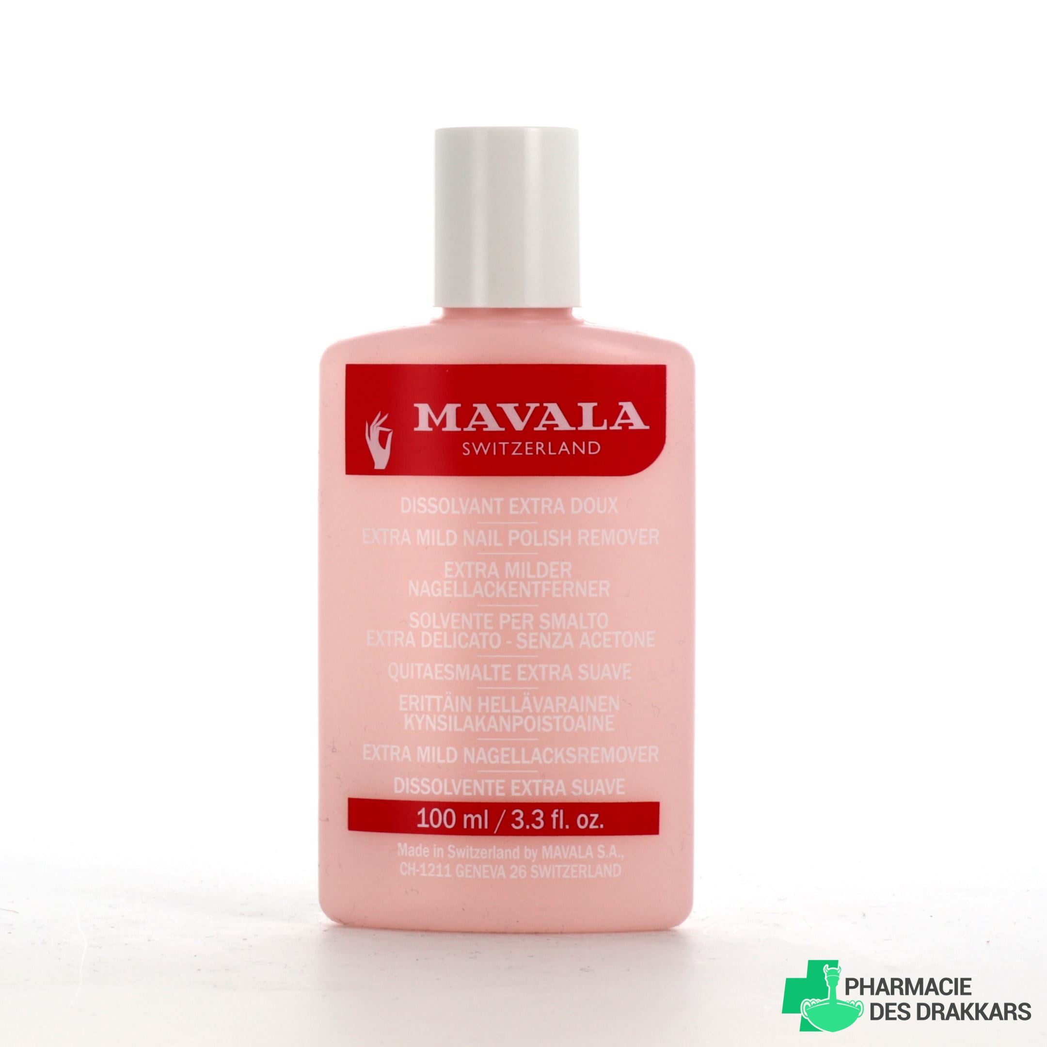 MAVALA DISSOLVANT ROSE sans acétone 100 ml