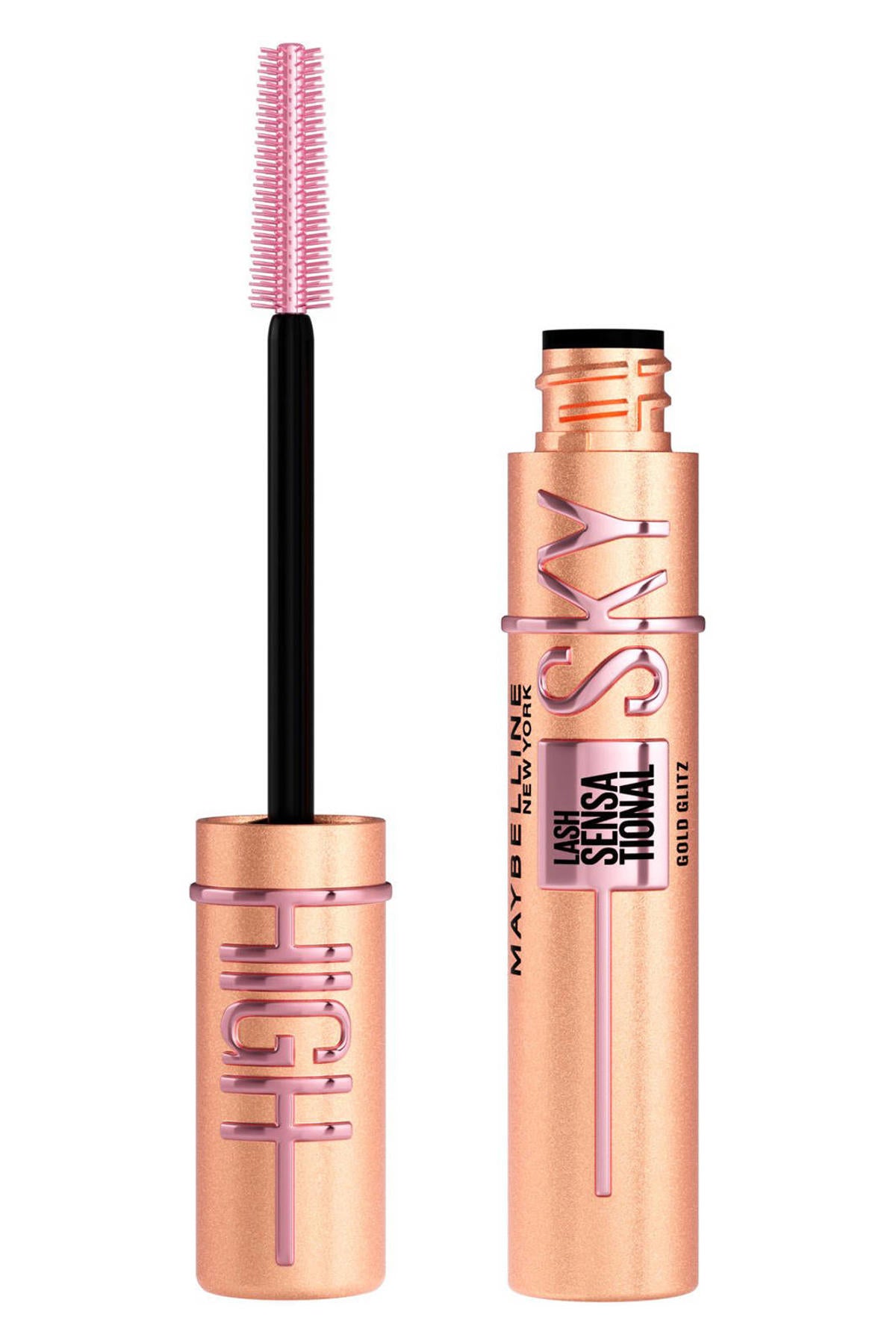 MAYBELLINE LASH SENSATIONAL SKY HIGH mascara #rose gold 7.5 ml