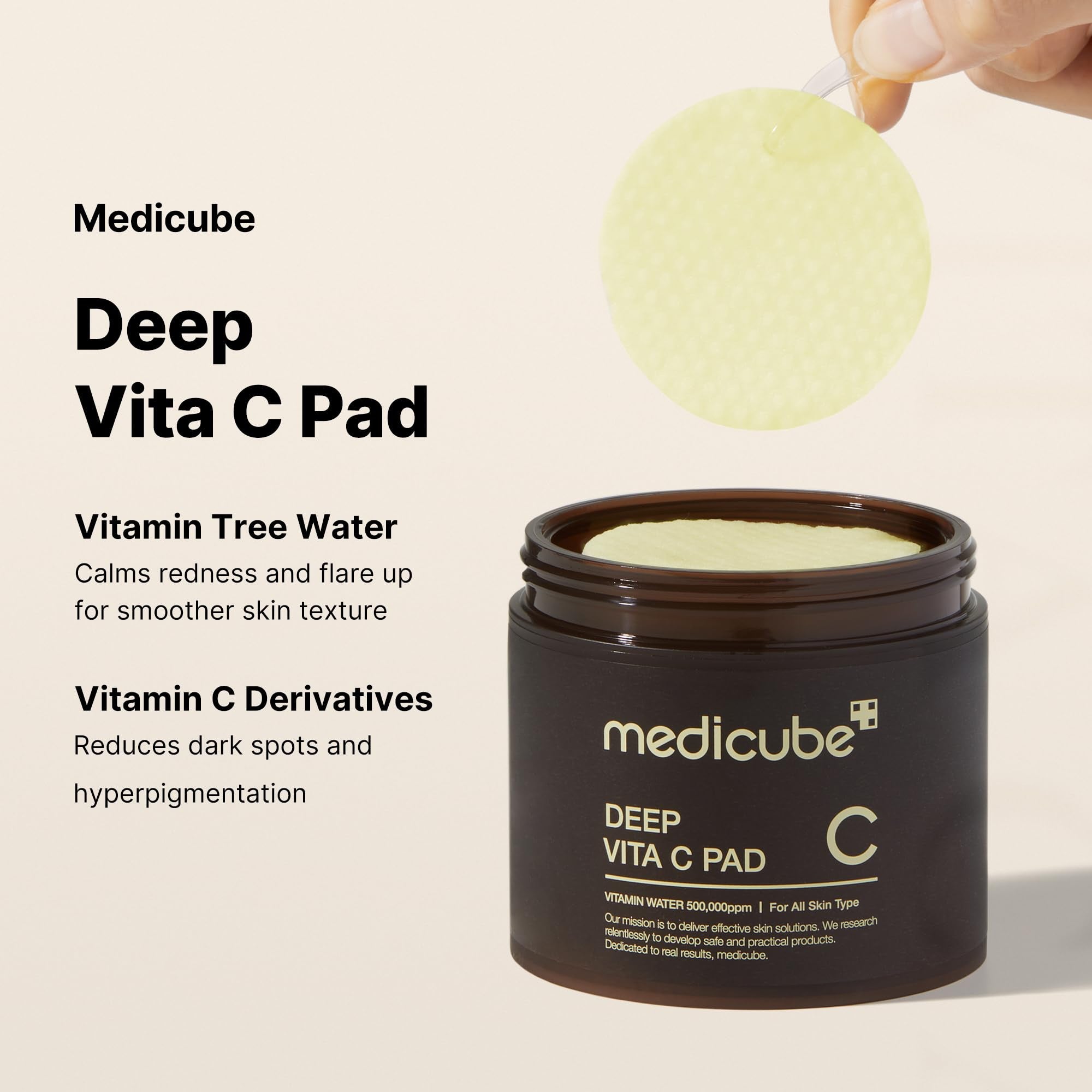 MEDICUBE DEEP VITA C PAD dischetti viso 70 unità