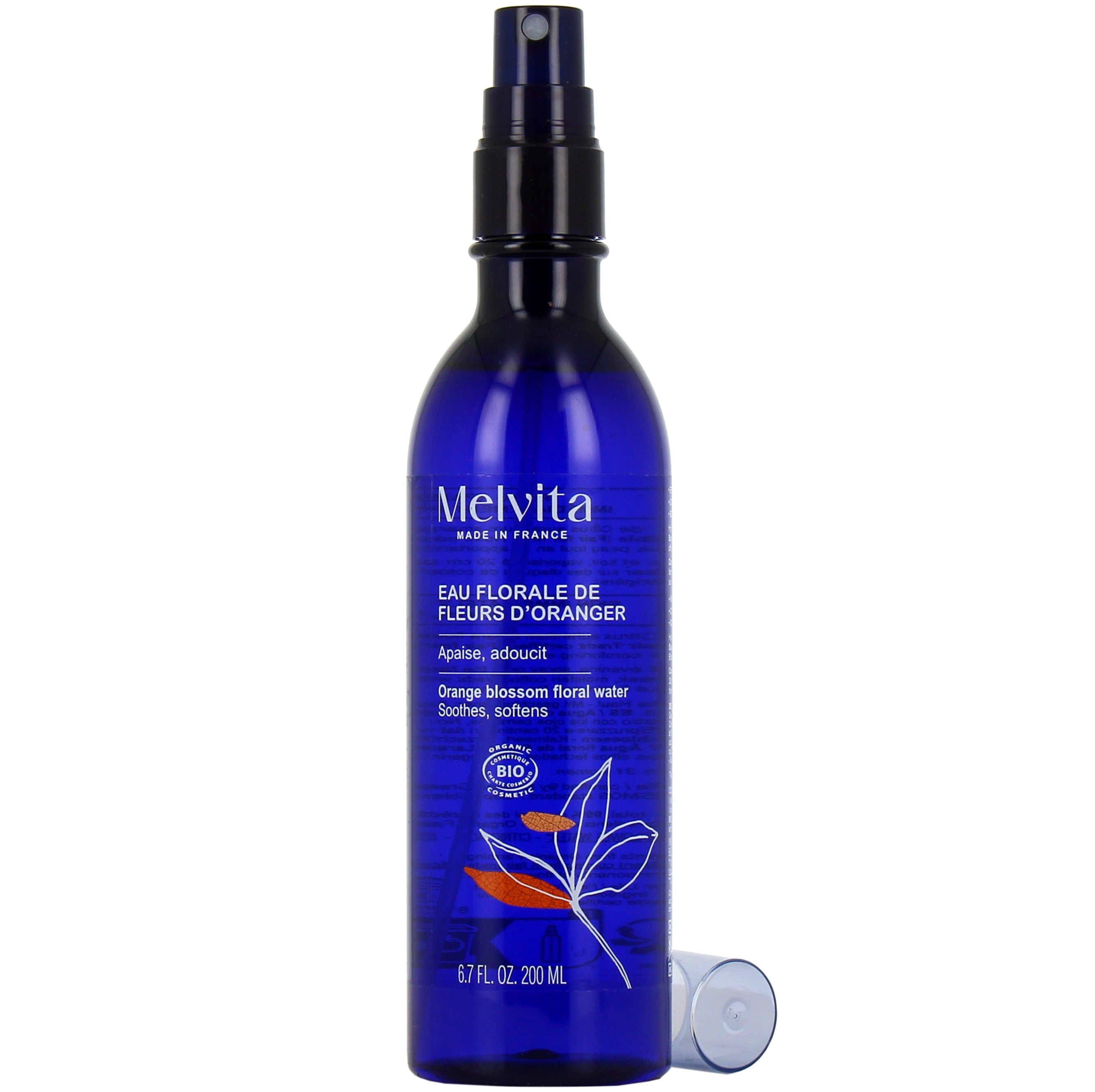 MELVITA EAUX FLORALES eau florale oranger - vaporisateur brume 200 ml