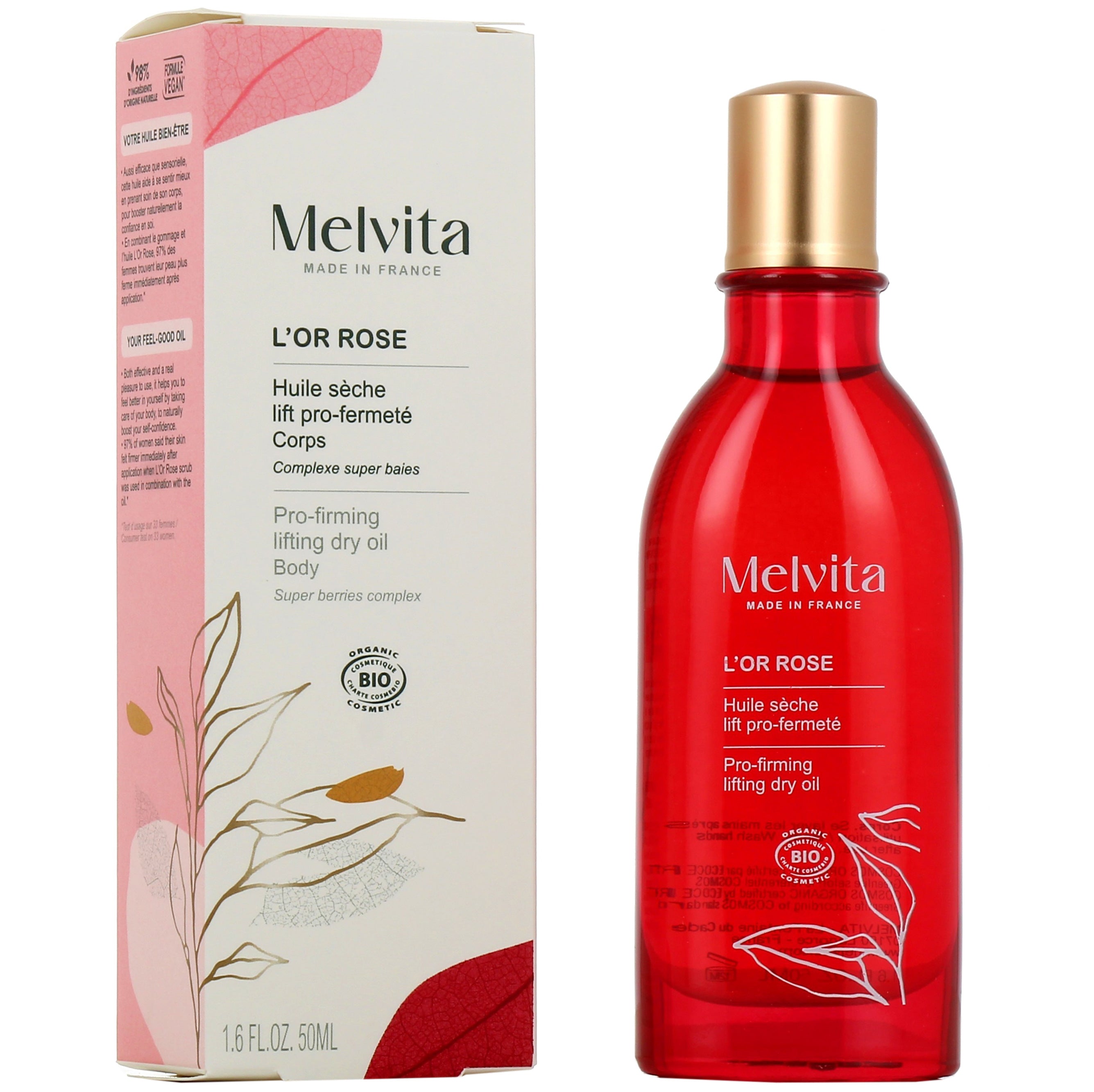 MELVITA L'OR ROSE Olio Secco Tonificante 50 ml