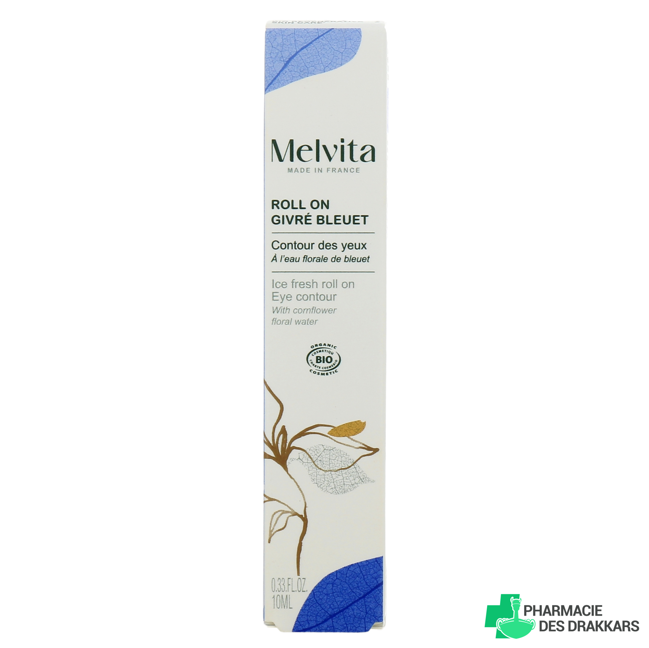 MELVITA GIVRÉ BLEUET eye contour roll-on 10 ml
