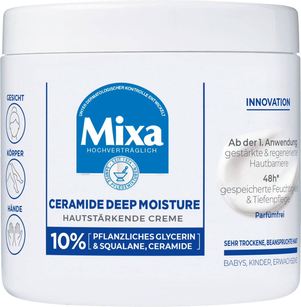 MIXA CERAMIDE PROTECT crema rinforzante per pelle molto secca 400 ml