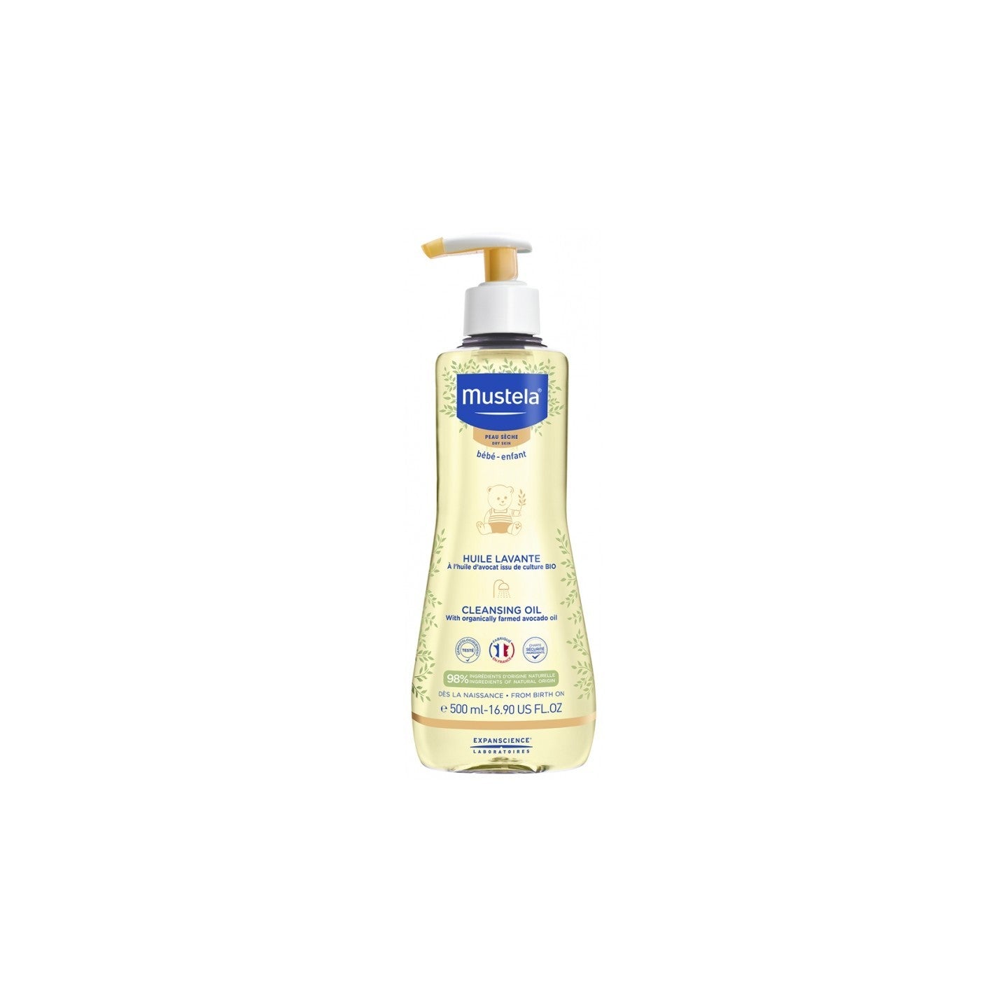 MUSTELA BÉBÉ-NIÑO cleansing oil for dry skin 500 ml