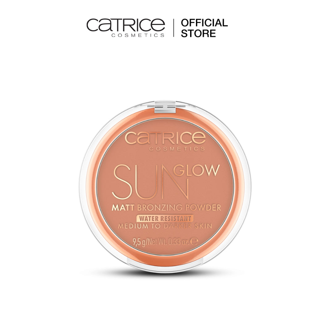 CATRICE SUN GLOW MATT cipria abbronzante #035-bronzo universale