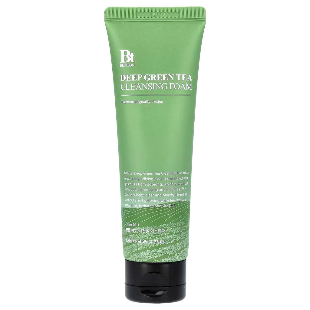 BENTON DEEP GREEN TEA Mousse nettoyante 120 g