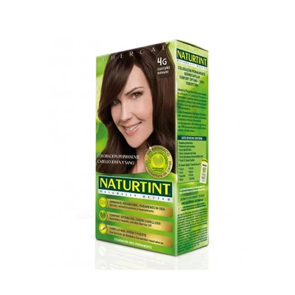 NATURTINT coloration permanente sans ammoniaque #4G-Châtain Doré 170 ml