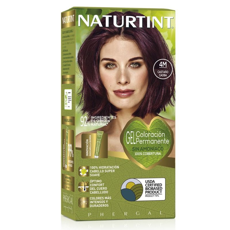 NATURTINT tinta senza ammoniaca #4M-Mogano Castano 170 ml