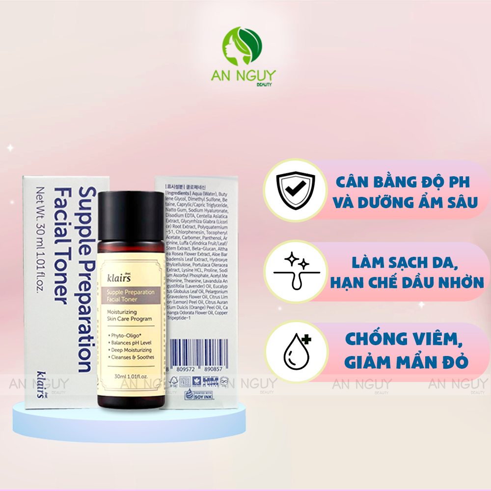 Tonico viso KLAIRS SUPPLE PREPARATION 30 ml