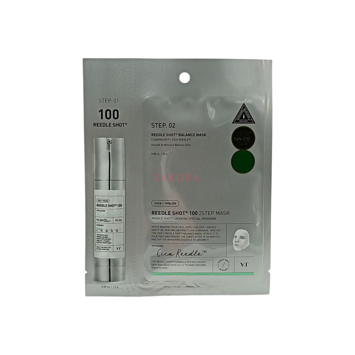 VT COSMETICS VT REEDLE SHOT 100 2-STEP mask 25 gr