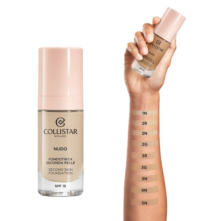 COLLISTAR NUDO fondotinta seconda pelle SPF15 #3N-naturale 30 ml