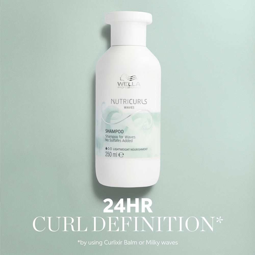 WELLA PROFESSIONALS NUTRICURLS Shampoo per Capelli Ricci e Mossi 1000 ml
