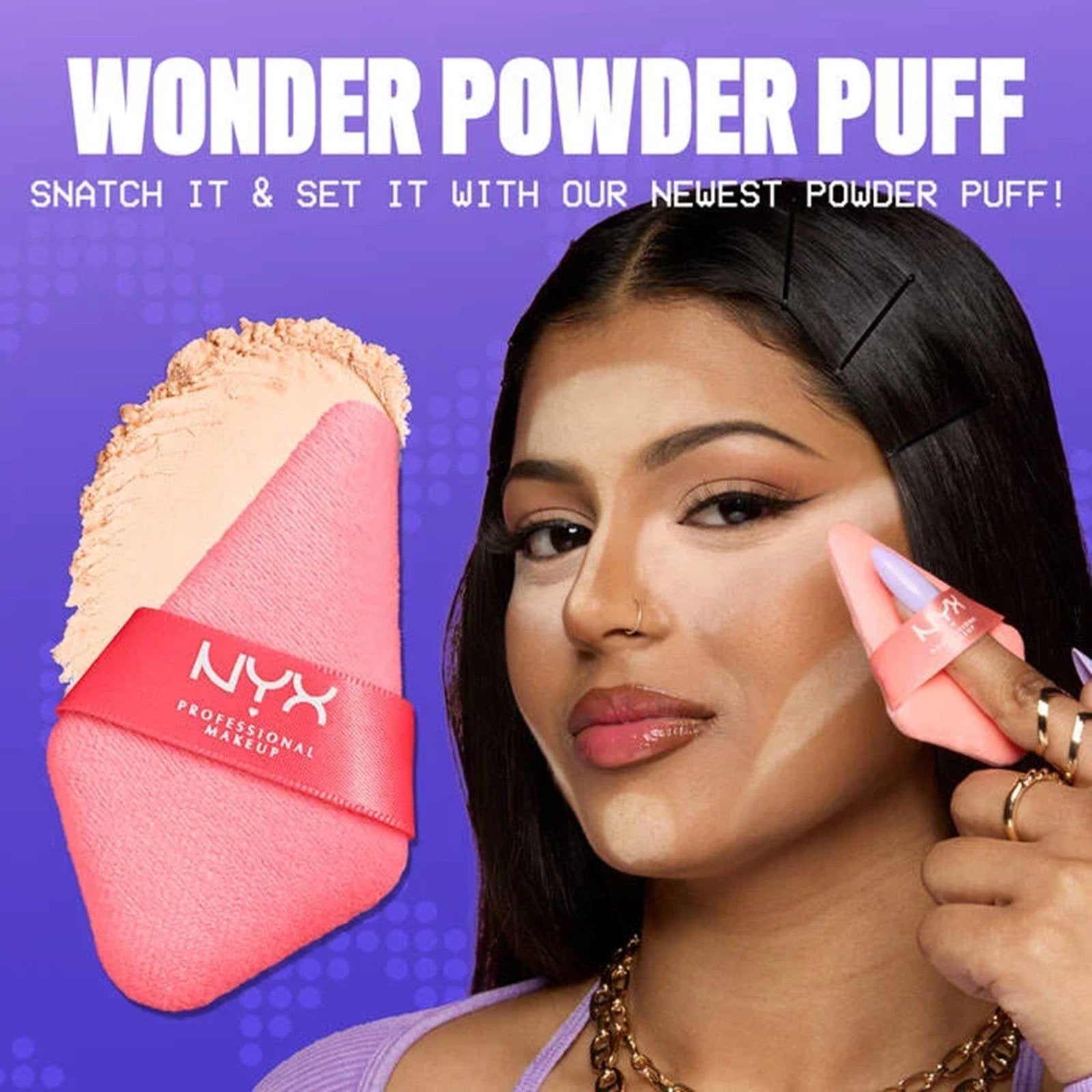 NYX PROFESSIONAL MAKE UP WONDER SNATCH Cipria Fissante #Sugar Serve 1 pz